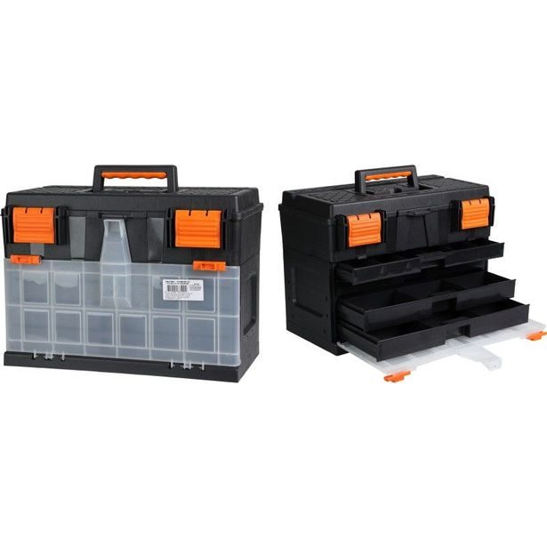 FX TOOLS Box na nářadí s organizérem 45 x 26 x 32 cm KO-Y98010941