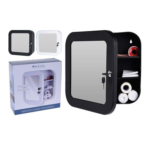 EXCELLENT HOUSEWARE Lékárnička se zrcadlem bílá KO-C80602000bila