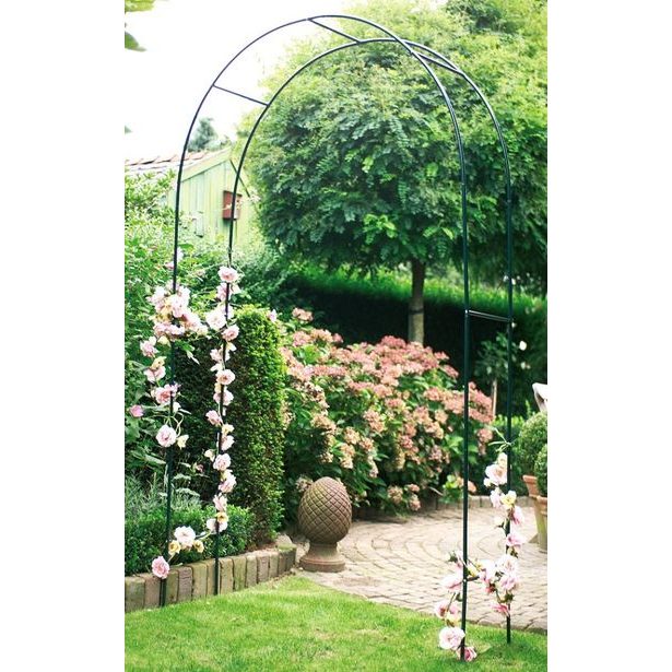 KINZO Zahradní oblouk na růže brána 240 x 140 cm ED-230499