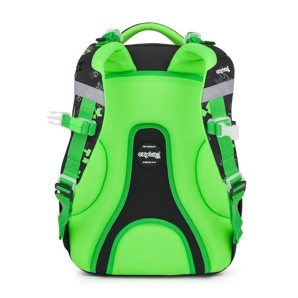 Školní batoh OXY NEXT Green Cube