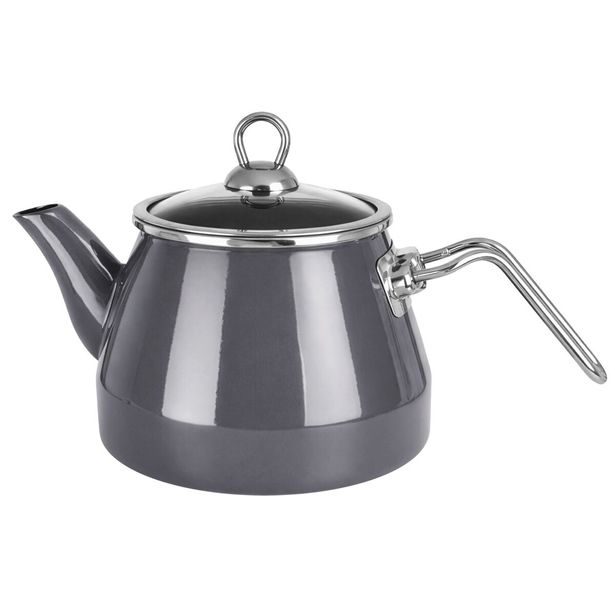 O Čajník smalt Grey Lem 2 l