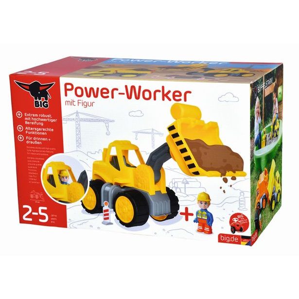 BIG Power Kolový nakladač s figurkou 47 cm