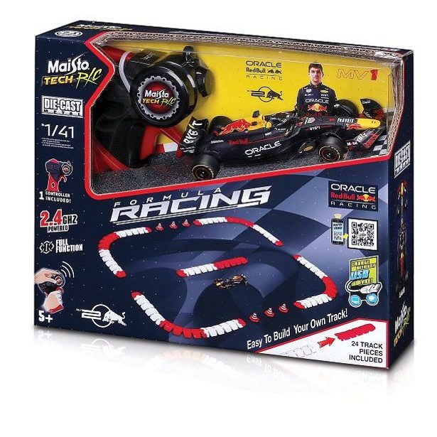 Maisto Maisto RC - Red Bull Racing RB20 (2024), 1 Max Verstappen + závodní trať, 1:41, 2,4 GHz, USB, XTR