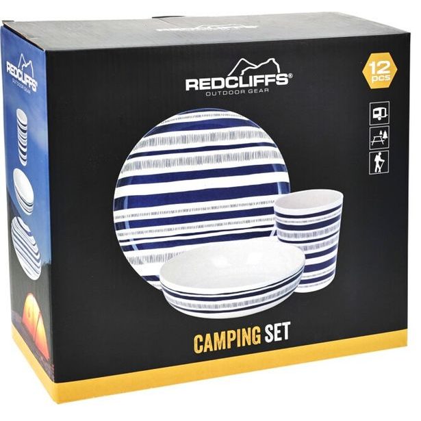 PROGARDEN Jídelní sada nádobí kempingová 12 ks KO-177602460