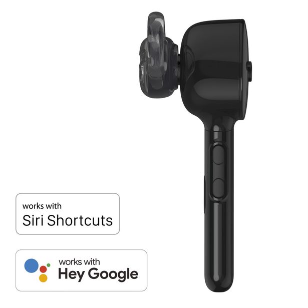 Hama MyVoice1300, Bluetooth headset mono, pro 2 zařízení, Siri, Google Ass., nabíjecí stanice