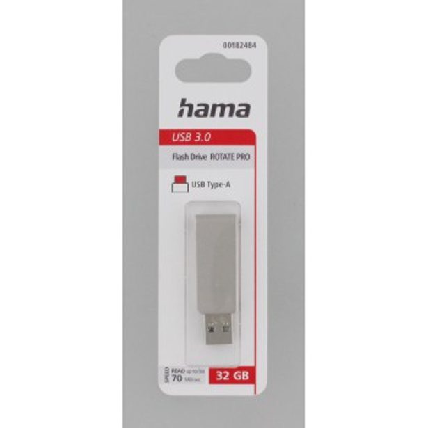 Hama USB flash disk Rotate Pro, USB 3.0, 32 GB, 70 MB/s