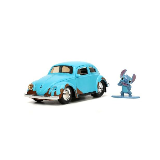 Lilo & Stitch auto 1959 VW Beetle 1:32 a figurka Stitch, DP6