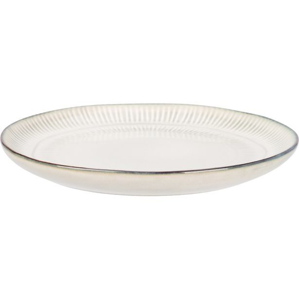 SIAKI Talíř dezertní sada 6 ks 21 cm šedá kamenina KO-Q97001520