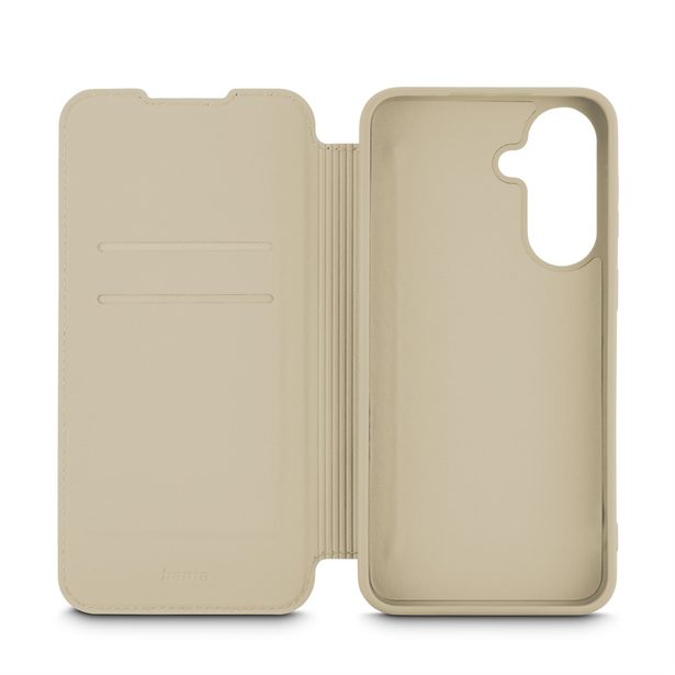 Hama Fantastic Feel, pouzdro-knížka pro Samsung Galaxy A57 5G, hebký povrch, béžové