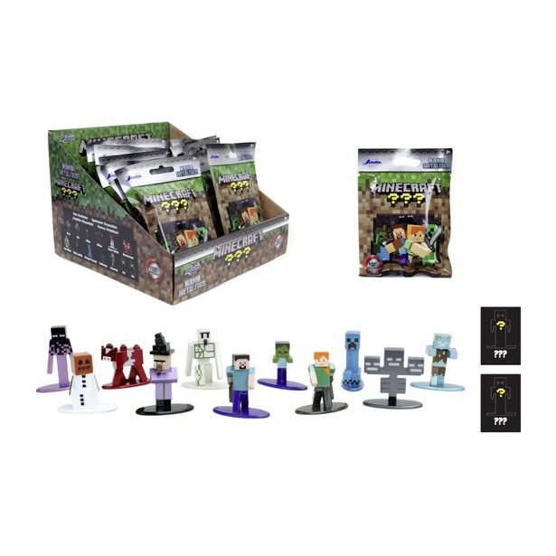 Minecraft Nanofigurka v sáčku, DP24, 13 druhů, Wave 1