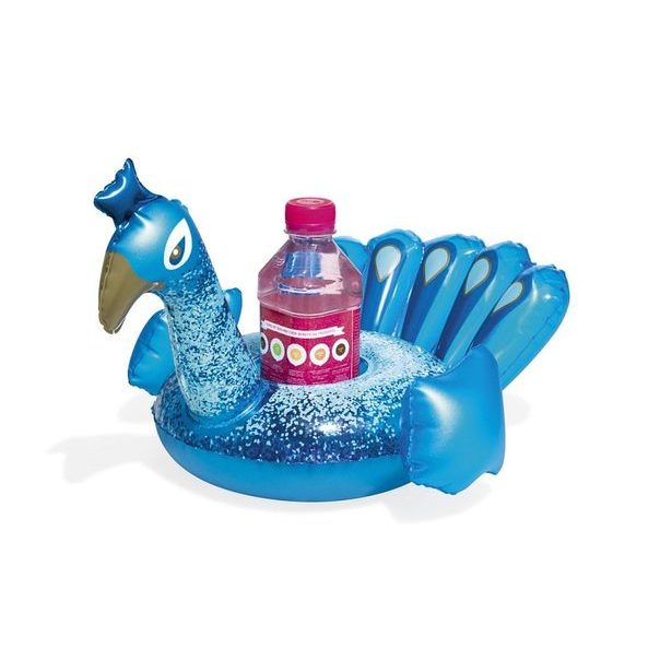 Bestway Nafukovací držák na pití - Fashion plameňák, páv