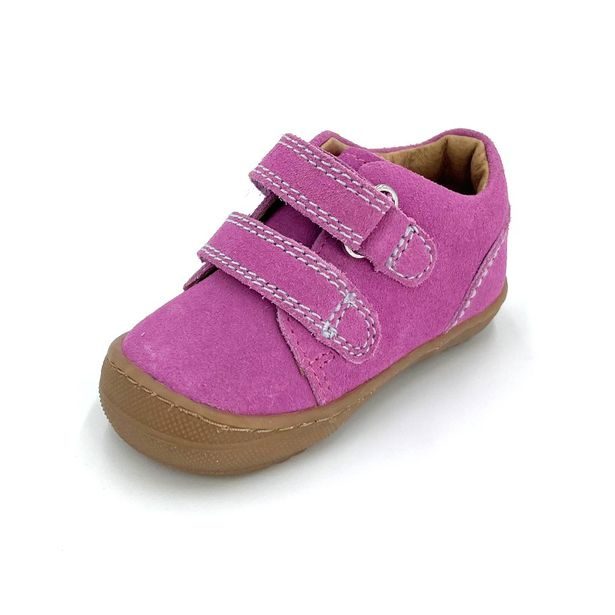 Dívčí celokožené kompromisní boty Richter - růžové