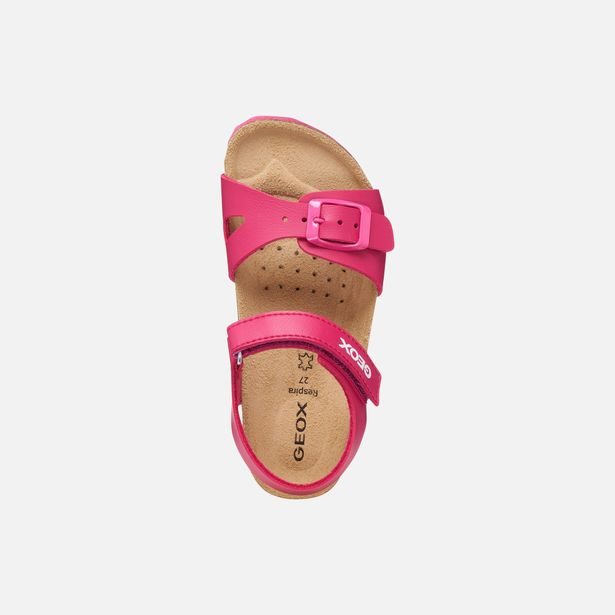 Tmavě růžové dívčí sandály Geox Adriel