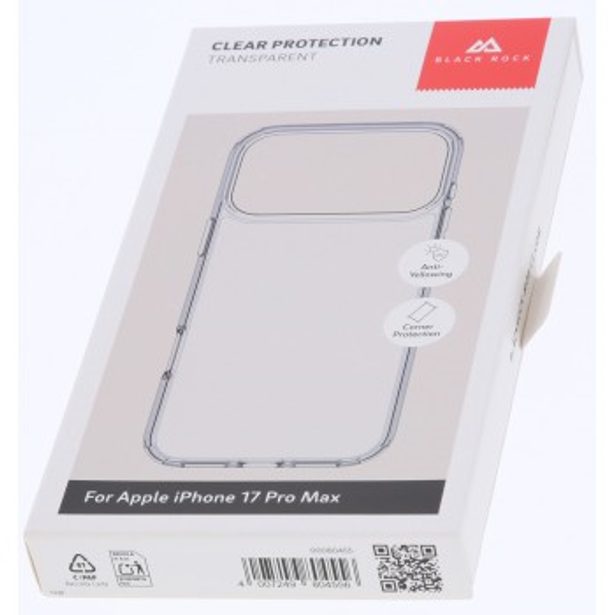 Black Rock Clear Protection Case, kryt pro Apple iPhone 17 Pro Max, průhledný