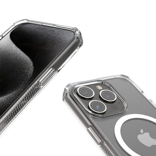 Hama Extreme Protect, kryt pro Apple iPhone 16e, magnetický, D3O®, nežloutne, průhledný