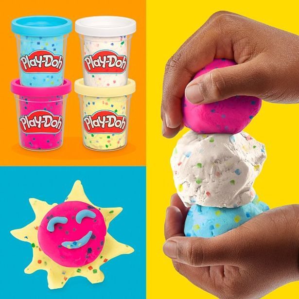 HASBRO - Play-Doh HASBRO - Play-Doh 4ks kelímků s konfetami