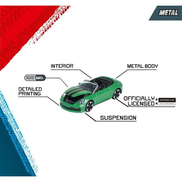 Autíčko Porsche Motorsport Premium, 6 druhů