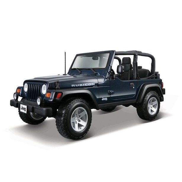 Maisto Maisto - JEEP WRANGLER RUBICON, metal modrá, 1:18