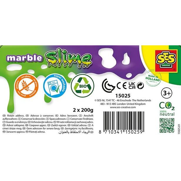 Dvoubarevný sliz - duo pack, 400 g
