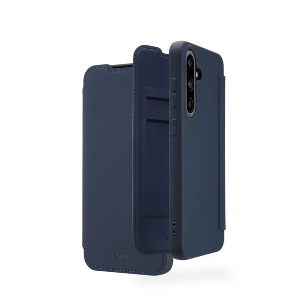 Hama Fantastic Feel, pouzdro-knížka pro Samsung Galaxy A56 5G, hebký povrch, modré