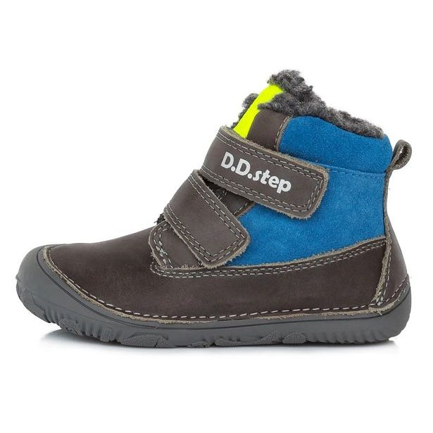 DDstep dětské zimní barefoot boty W073-29A - Dark Grey