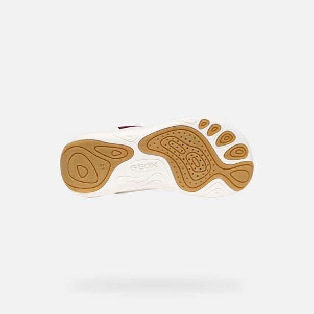 Fialové dívčí tenisky Geox Foot-run