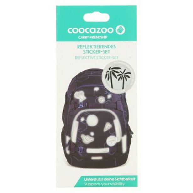 Reflexní samolepky StickyRicky coocazoo, Silver