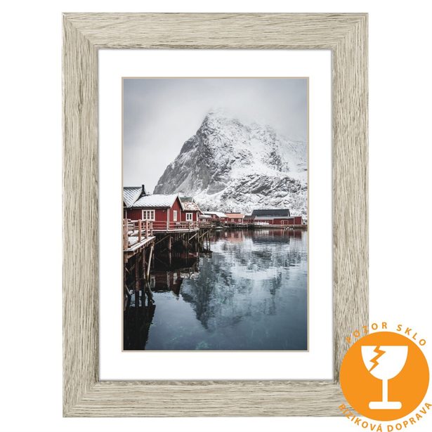Hama rámeček dřevěný OSLO, šedá borovice, 40x50 cm