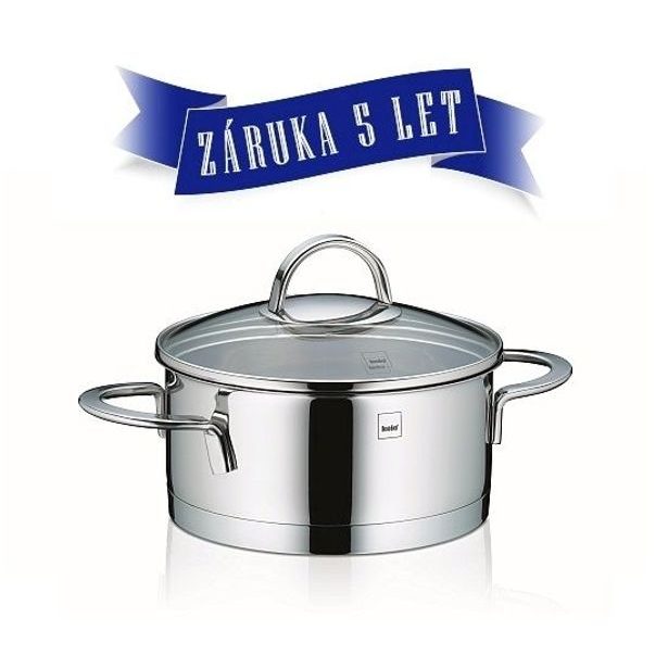 KELA Kastrol nerez se skleněnou poklicí 1,3 l CAILIN KL-10955