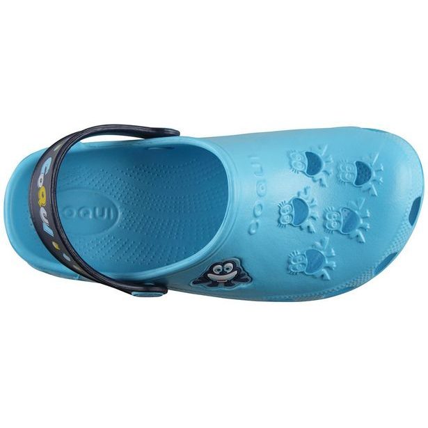 Coqui dětské sandály LITTLE FROG světle modré/tmavě modré