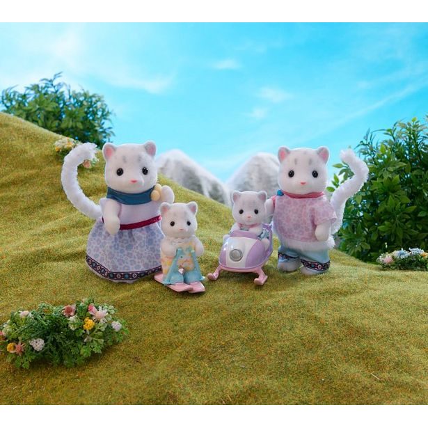Sylvanian family Rodina sněžných levhartů