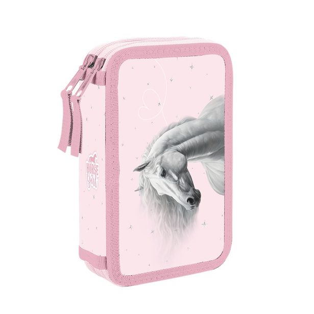 Penál 2 p. prázdný kůň romantic