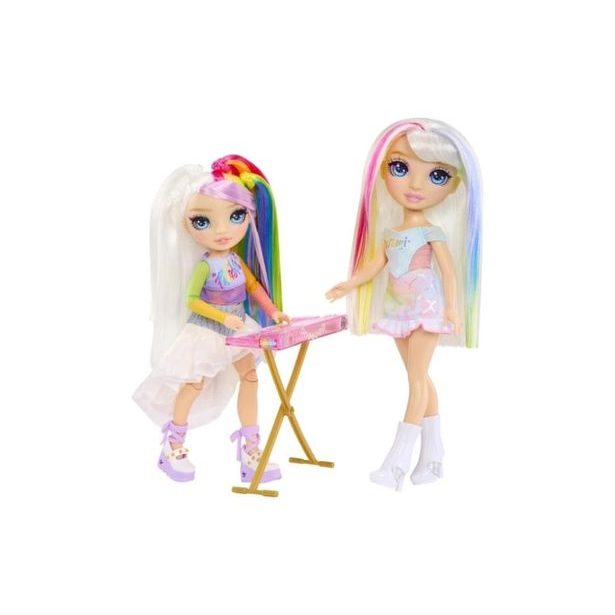 Rainbow High Junior Fashion panenka v rockové kapele - Amaya