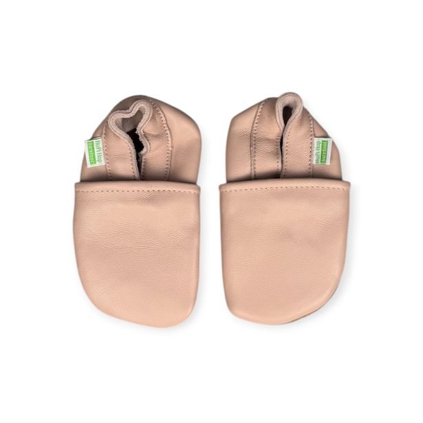 Hopi Hop Barefoot kožené capáčky - světle růžová