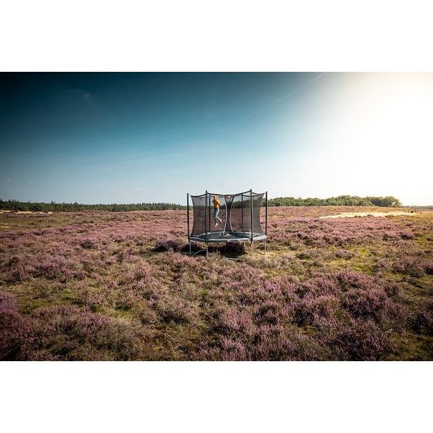 BERG Trampolína BERG Favorit 270cm šedá + ochranná síť Comfort