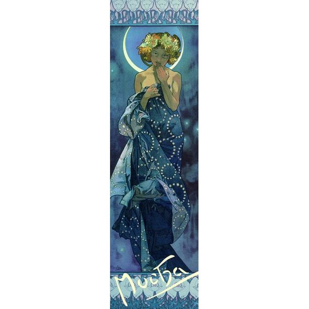 Záložka Alfons Mucha – Luna Baagl