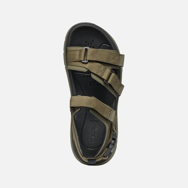 Khaki pánské sandály Geox Spherica Actif X S