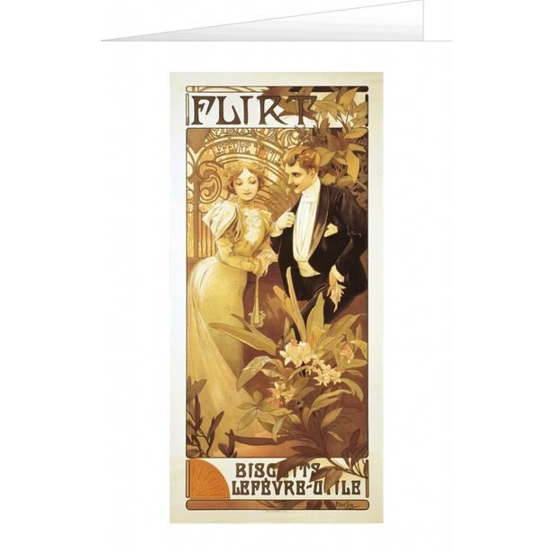 Blahopřání Alfons Mucha – Flirt Baagl