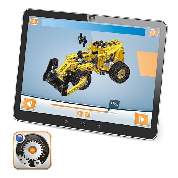 Mechanická laboratoř - Buldozer, 10 modelů, 200 dílků