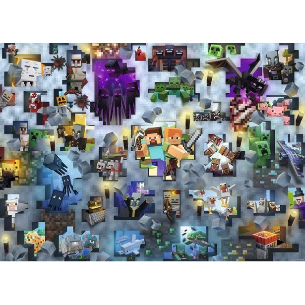 Challenge Puzzle: Minecraft 1000 dílků