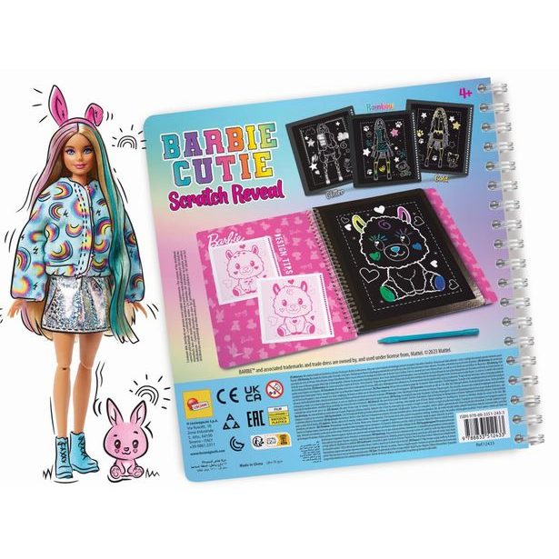 BARBIE SKETCH BOOK CUTIE SCRATCH REVEAL