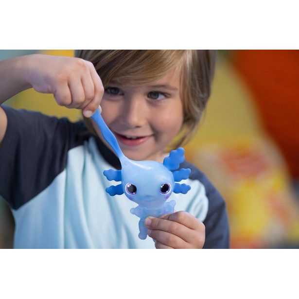 ANIMAGIC Svítící Axolotl do vody - modrý
