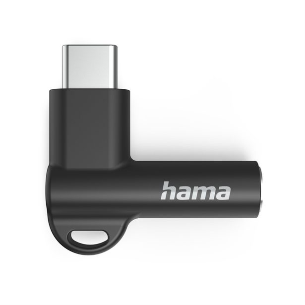 Hama audio adaptér USB-C na jack 3,5 mm, aktivní, kompaktní