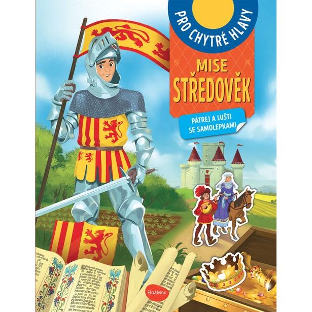 MISE STŘEDOVĚK – Pátrej a lušti se samolepkami
