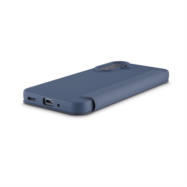 Hama Fantastic Feel, pouzdro-knížka pro Samsung Galaxy A17/A17 5G, hebký povrch, modré