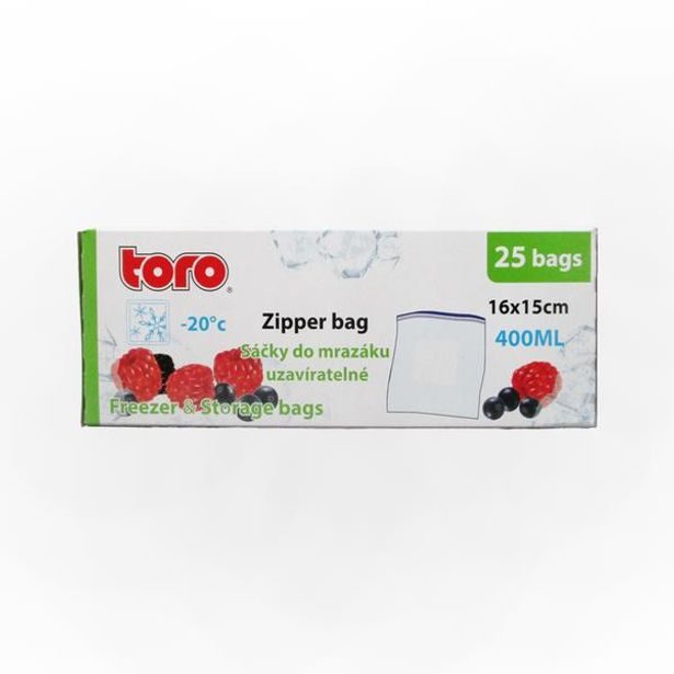 TORO SÁČEK MRÁZÍCÍ/ USKLADŇOVACÍ 25KS/400ML_hamashop
