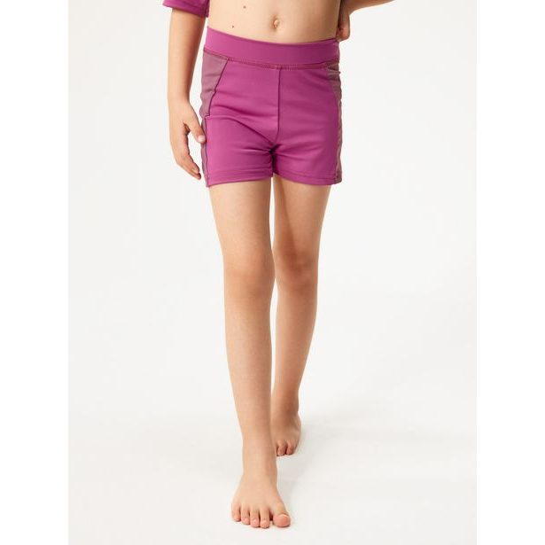 Dětské plavky s UV ochranou 50+, Tm. Růžová