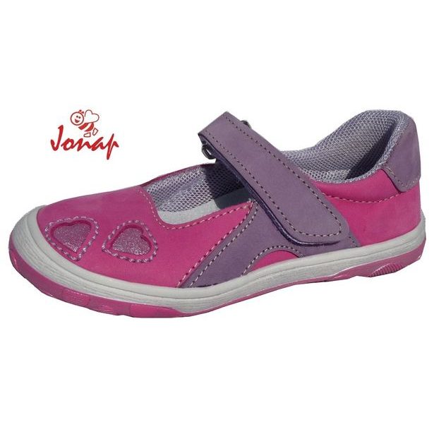 Detská kožená obuv JONAP 030 N Růžová
