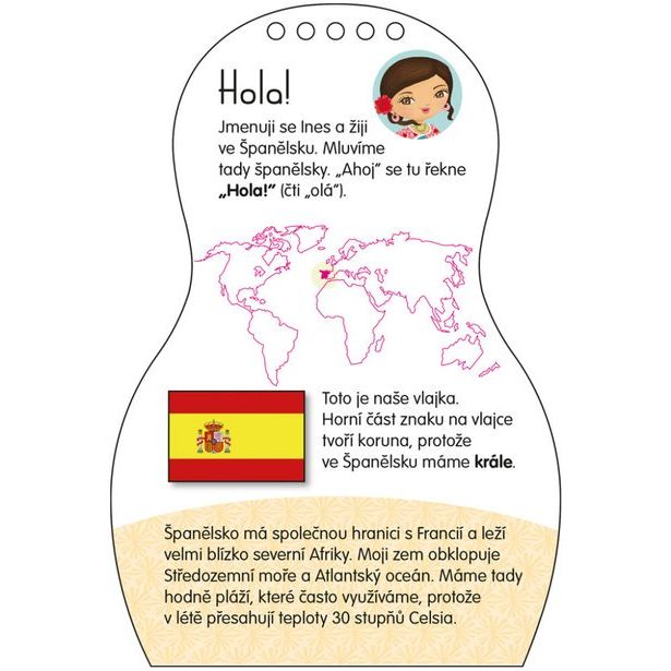 Obliekame španielske bábiky INES – Maľovanky Baagl