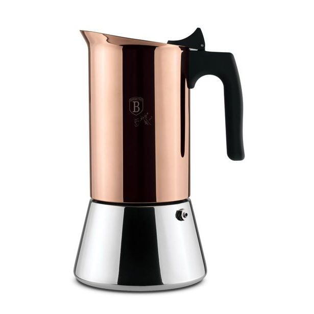 BERLINGERHAUS Konvice na espresso 6 šálků Rosegold Metallic Line BH-8549